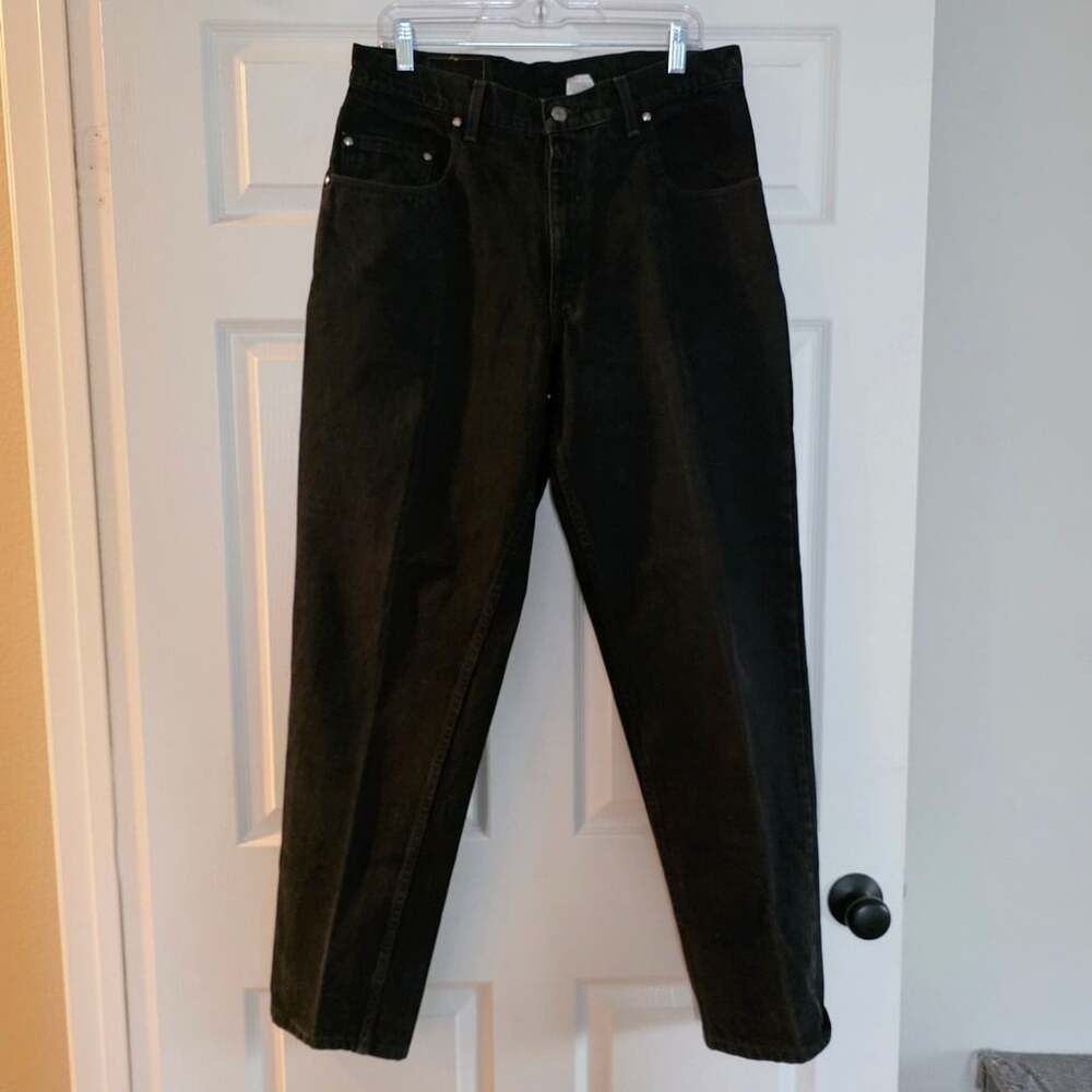 Vtg 90s Levi’s 545 Black Jeans W34 L32 Loose Fit Tapered Made In USA 1998